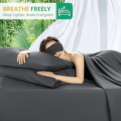 SONORO KATE 100% Viscose Derived from Bamboo_Sheets King Size,4PC