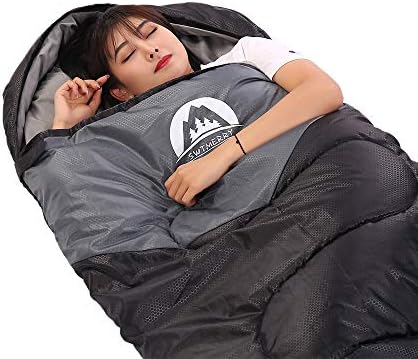 SWTMERRY Sleeping Bag 3 Seasons (Summer, Spring, Fall) Warm & Cool Weather - Lightweight,Waterproof Indoor & Outdoor Use for Kids, Teens & Adults for Hiking and Camping