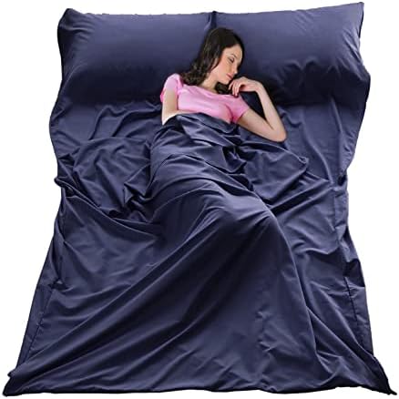 Sleeping Bag Liner All-Season Travel Sleep Sack for Adults