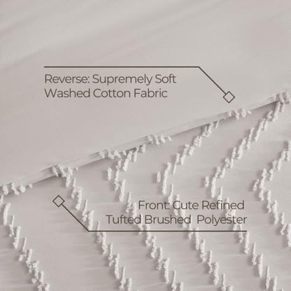 Litanika Super King Comforter Set with Sheets, 7 Pieces Boho Bed Set