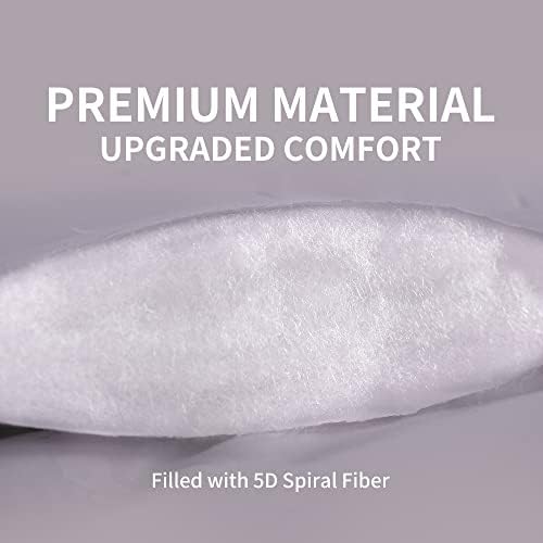 SLEEP ZONE King Size Mattress Pad, Cooling Mattress Topper, Quilted Fitted Mattress Cover, Machine Washable Mattress Protector, Soft Fluffy Down Alternative, Deep Pocket 8~21 inch (Grey, King)