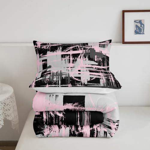 Feelyou Striped Comforter Set Queen Size Kids Boys Bedding