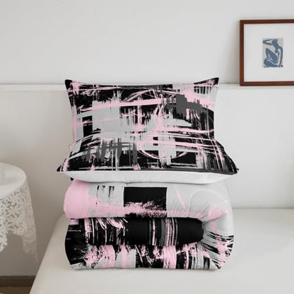 Feelyou Striped Comforter Set Queen Size Kids Boys Bedding