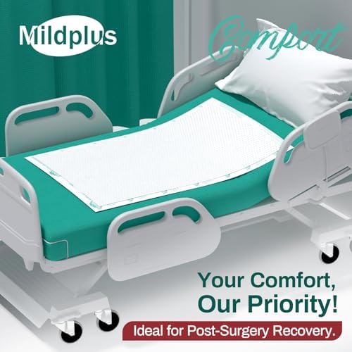 MILDPLUS Heavy Duty Underpads 36"X36", 40 Count, Ultra Absorbent Chucks 150Grams Tear-Resistant Bed Pads Disposable Incontinence Pads for Adults, Kids or Pets (Discreet Packaging)