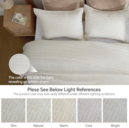 BEDELITE Velvet Quilt Set Queen Size, Luxury Velvet Comforter Bedding