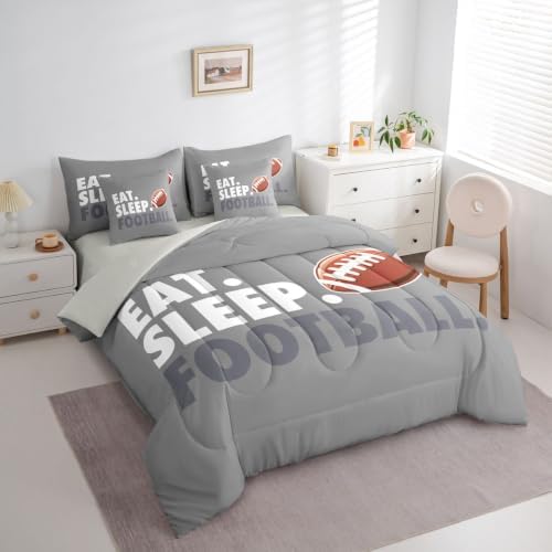 Erosebridal Football Queen Comforter Set with Sheets 7 Piece