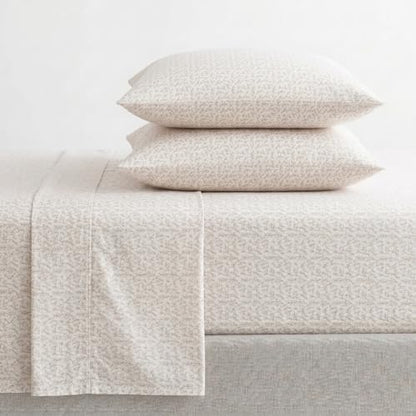 Martha Stewart - Twin Size Sheet Set with Fitted Sheet & Pillowcase