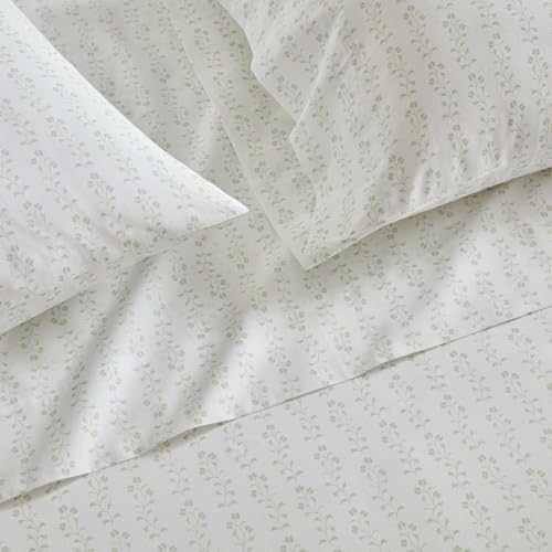 Martha Stewart - King Size Sheet Set with Fitted Sheet & Pillowcases