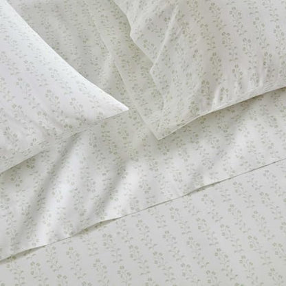 Martha Stewart - King Size Sheet Set with Fitted Sheet & Pillowcases