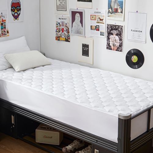 GRT Twin XL Mattress Protector Waterproof, Hollow Cotton Mattress Pad