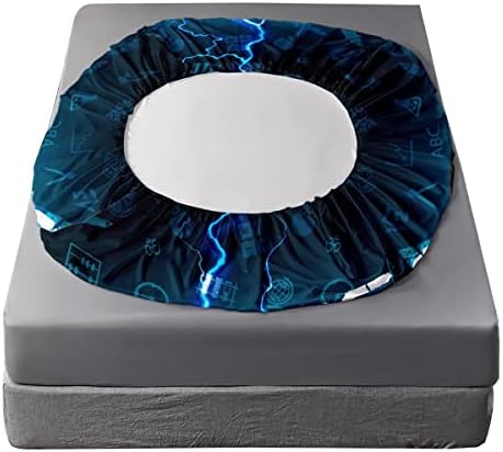 HOSIMA Gamepad Print Gamer Bedding Sets Full,1 Fitted Sheet+2 Pillowcases.