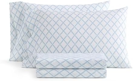 Martha Stewart - King Size Sheet Set with Fitted Sheet & Pillowcases