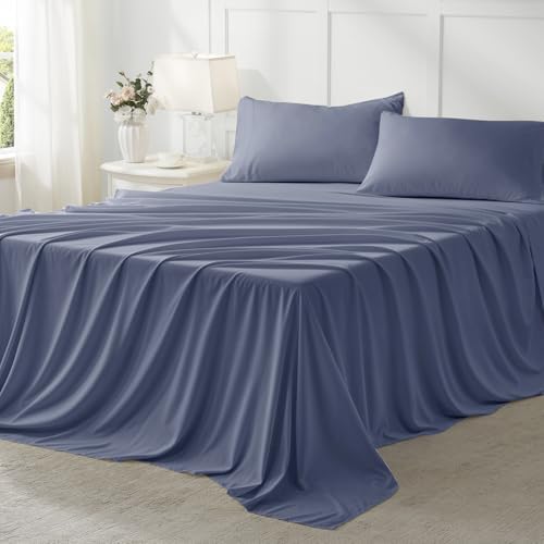 Anluoer Twin Comforter Set, 5 Piece Bed in a Bag Twin Bedding Sets