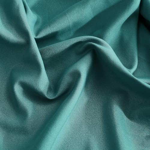 CHIXIN Ruffle Skirt Bedspread - 30" Long Drop, Shabby Chic Style Bedding, Lightweight, 3 Piece Set, King Size, Lagoon