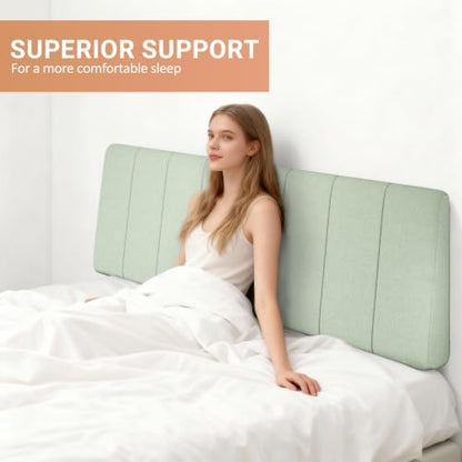 King Size Headboard Only-No Assembly Required, Sage Green