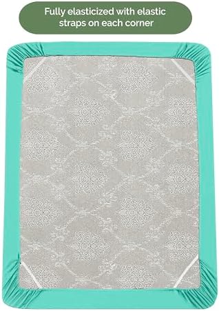 Elegant Comfort 1500 Premium Hotel Quality 18-21 Inches Deep - Extra Deep Pocket Single Fitted Sheet for High Mattress, Luxury and Softest, Smart Pocket - Wrinkle Free, California King, Paradise Teal
