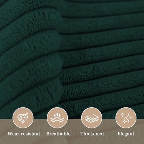 Sasttie Headboard Pillow King, Wedge Pillow Headboard, Green