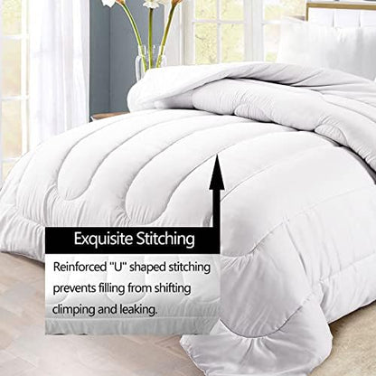 LUVIVIHOME 3PCS Black Bear Deer Comforter Set Full Size, Elk Moose Mallard Duck Woodland Forest Animal Wildlife Hunting Camo Hunter Country Lodge Rustic Farmhouse Cabin Bedding Sets, 2 Pillow Shams