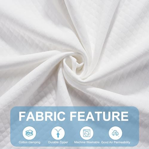 HABUTWAY Twin Size Bed Wedge Pillow for Headboard, Bed Gap Filler(0-8"), Memory Foam Mattress Wedge Pillow Triangle Bloster for Sleeping, Close The Gap Between Headboard and Mattress Space Filler