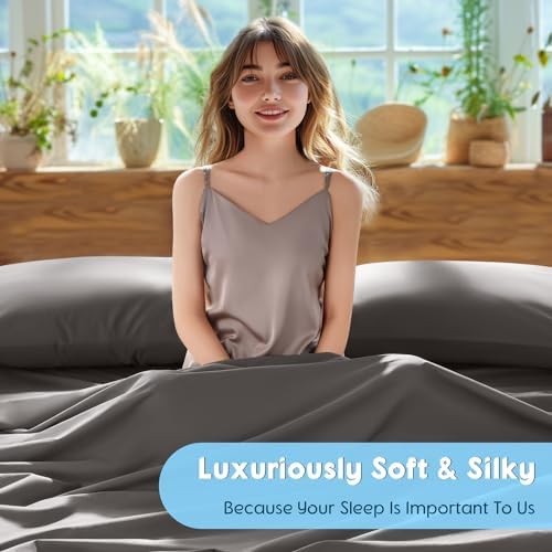 SONORO KATE 1000 Series 100% Egyptian Cotton Cal King Sheet Set,4 Pieces