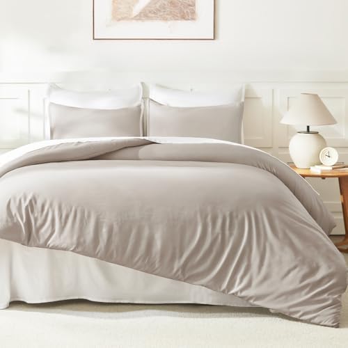 Litanika Super King Plus Comforter Set, 3 Pcs Solid Bedding Set