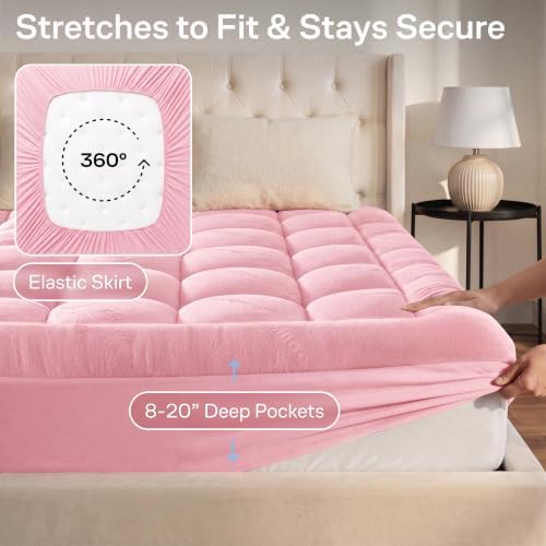 Niagara Sleep Solution Cal King Ultra Soft Mattress Topper—Back Pain Relief