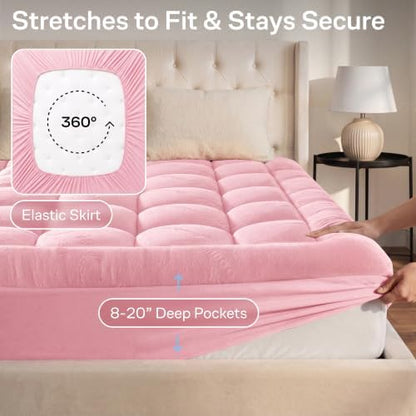 Niagara Sleep Solution Cal King Ultra Soft Mattress Topper—Back Pain Relief