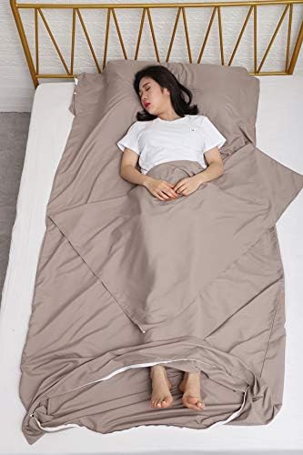 JITTY Sleeping Bag Liner 83"x45" for Travel Camping Hiking Home Hotel