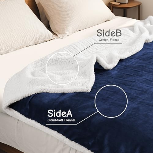 Soypipo Electric Heated Blanket 84"x90", 9 Heat Settings 10-Hour Auto-Off