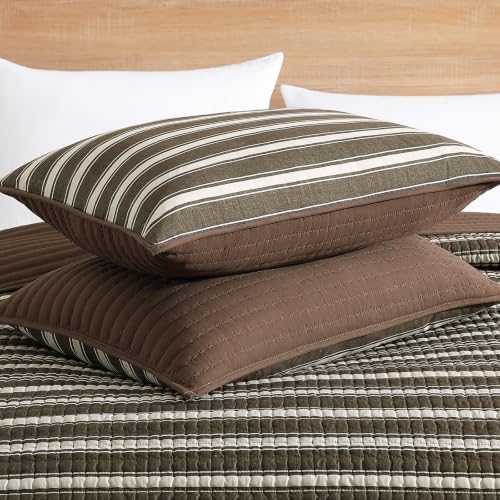 King Size Quilt-Lightweight Bedspreads Brown King Quilt Bedding Set
