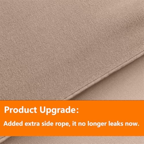 TAIMIT Beige Twin Size Comforter Set - 5 Pieces, Bed in a Bag Bedding Sets with All Season Soft Quilted Warm Fluffy Reversible Comforter,Flat Sheet,Fitted Sheet,1 Pillow Shams,1 Pillowcases