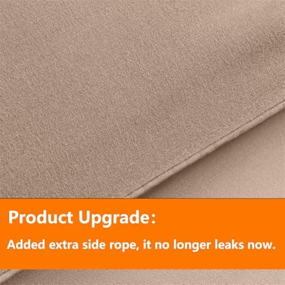 TAIMIT Beige Twin Size Comforter Set - 5 Pieces, Bed in a Bag Bedding Sets with All Season Soft Quilted Warm Fluffy Reversible Comforter,Flat Sheet,Fitted Sheet,1 Pillow Shams,1 Pillowcases