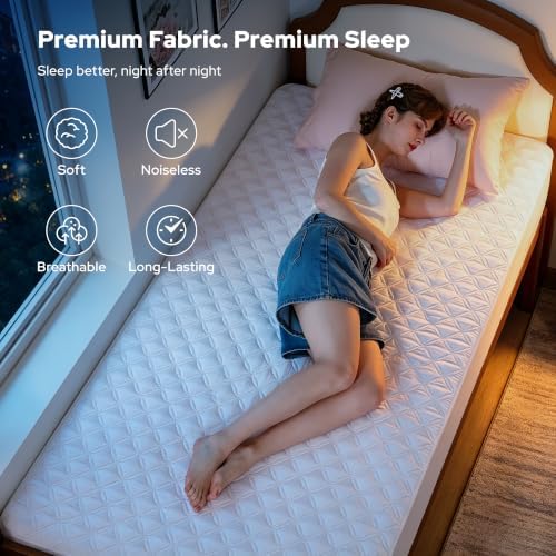 BEDLORE 2 Pack Waterproof Mattress Protector, Twin XL Size Mattress Pad