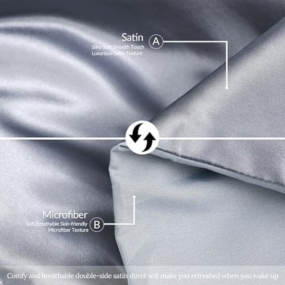 Whale Flotilla 3-Piece Reversible Silky Soft Breathable Queen Comforter Set