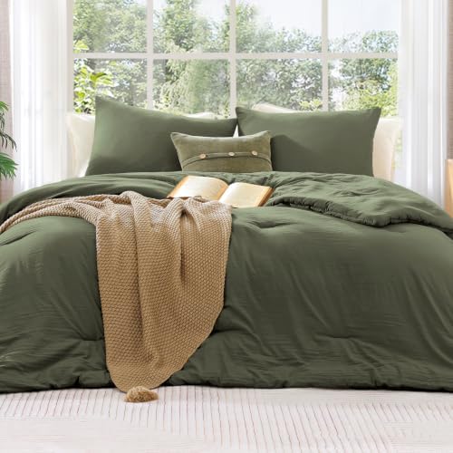 WRENSONGE Oversized King Comforter Set-3 Pieces Soft Comforter Size Bedding