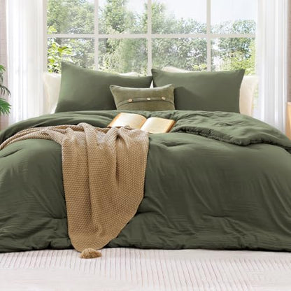WRENSONGE Oversized King Comforter Set-3 Pieces Soft Comforter Size Bedding