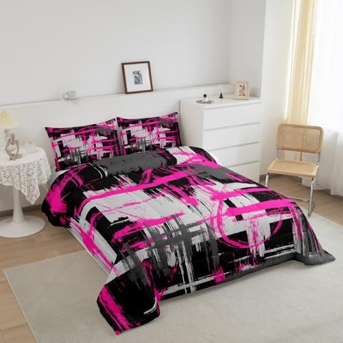 Feelyou Striped Comforter Set Twin Size Kids Boys Bedding