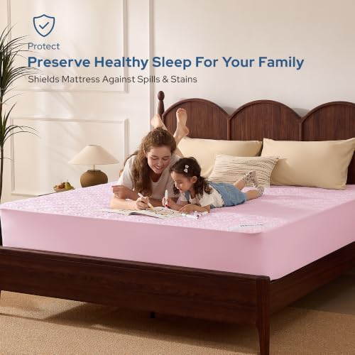 BEDLORE Waterproof Mattress Protector, Twin Size Mattress Pad