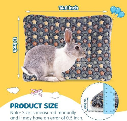 2 Pack Bunny Rabbit Bed - 13 x 15 Inch Upgraded-Thickness Pee Pads Bedding