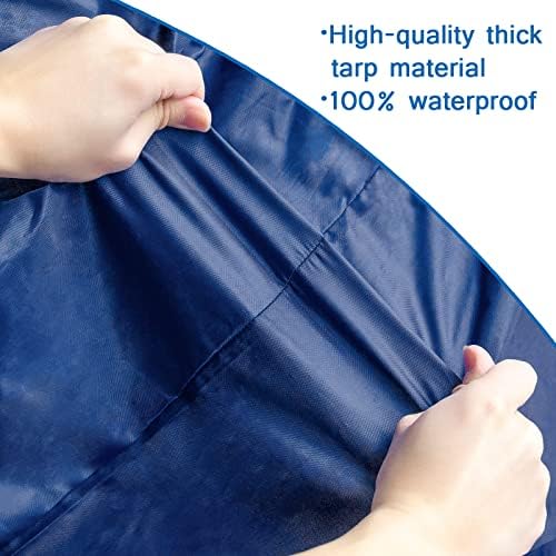Mattress Bags for Moving and Storage,Waterproof Mattress Cover for Moving with Heavy Duty Handles, Strong Zipper, Reusable Mattress Storage Bag, Moving Supplies & Moving Bags,Full Size,Navy,2 Pack