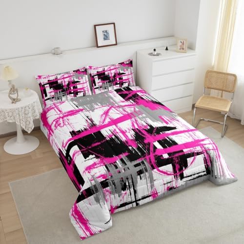 Feelyou Striped Comforter Set King Size Kids Boys Bedding