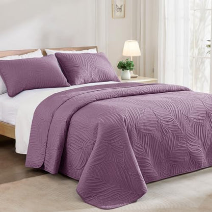 Exclusivo Mezcla Lightweight King Quilt Bedding Set, Soft Microfiber