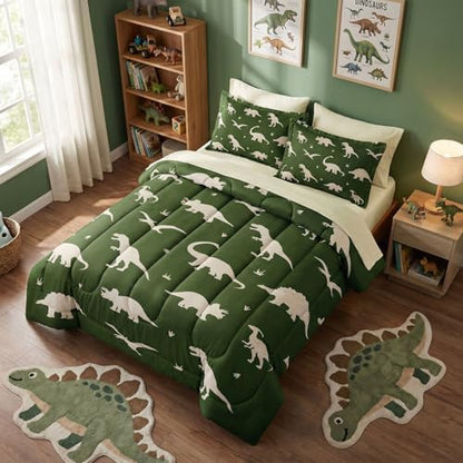 Boys Dino Full Comforter Set