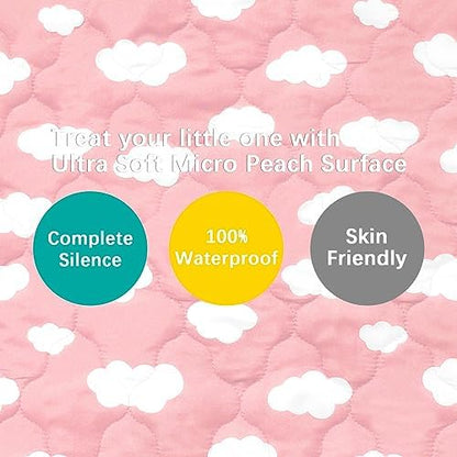 Pack and Play Mattress Protector Sheets, Waterproof Mattress Pad Cover