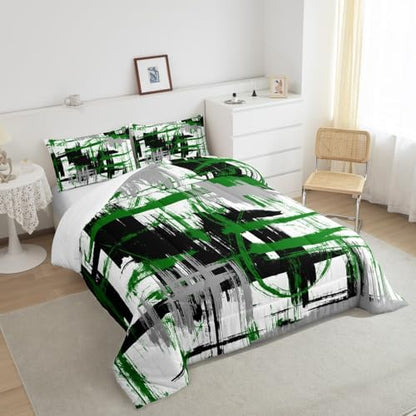 Feelyou Striped Comforter Set Queen Size Kids Boys Bedding