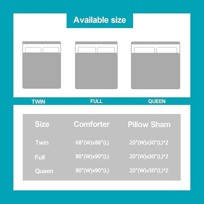 Axolotl Gamepad Comforter Set Full Size,Blue Grid Print Bedding Set,Boys Gaming Console Comforter Set,Modern Gaming controller Geometry Bedding Set for Adult Teens Men,1 Quilt 2 Pillowcases,Blue Black