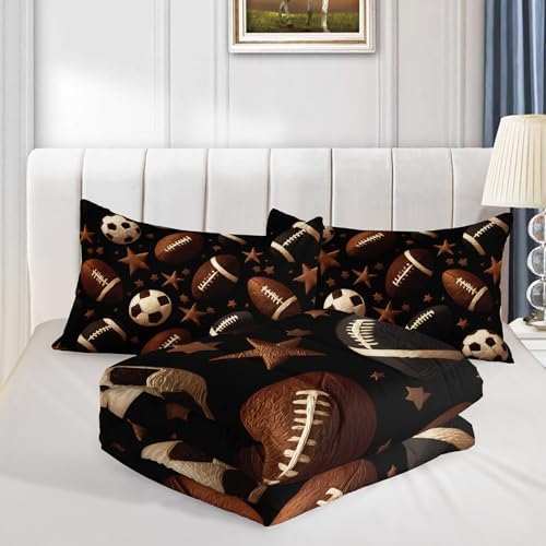 QOOMO Sports Kids Comforter Set Queen Size