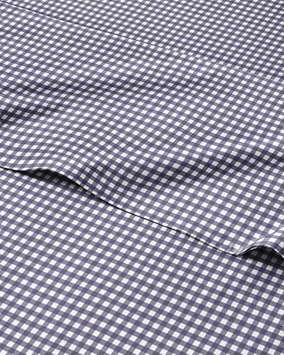 Queen 4 Piece Striped Sheet Set - Soft, Breathable & Cooling - Countryside