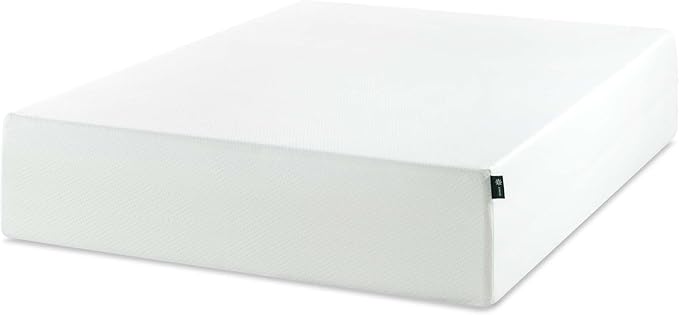 Zinus 14 Inch Queen Green Tea Memory Foam Mattress, Fiberglass Free, Medium Firm Feel, Zoned Pressure Relief, Certified Safe Foams & Fabric, Mattress in A Box