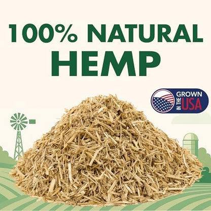 CountryMax Hemp Bedding – Low Dust, Super Absorbent, Natural Odor Control, Eco-Friendly for Chicken Coops, Rabbits, Horses & Reptiles, 33 lb (Pack of 1)